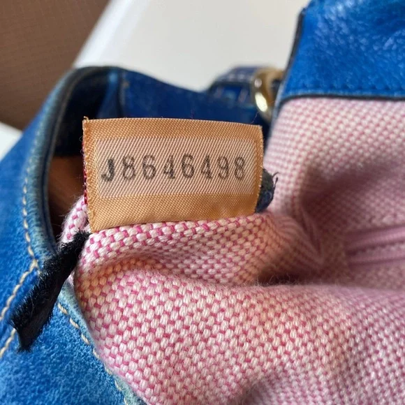 Dooney & Bourke Blue Leather Hobo Bag - Picture 10 of 12